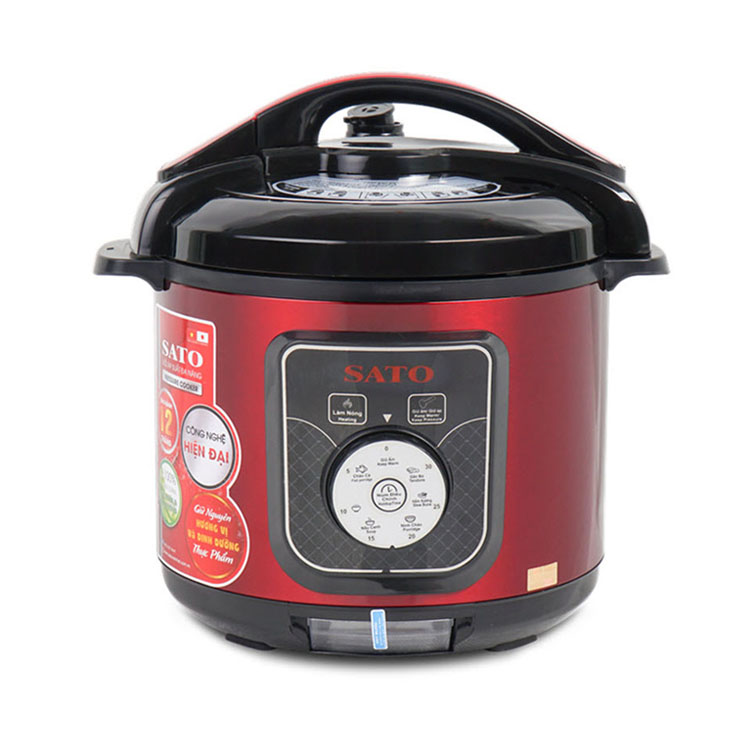 Nồi áp suất đa năng SATO 6AS011 – Dung tích 6.0L – Bảo hành 12 tháng